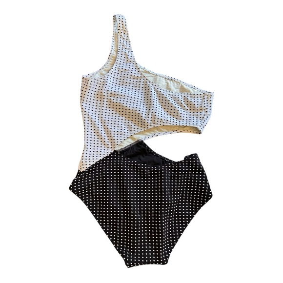 Solid & Striped The Claudia Printed Asymmetric One Piece Swimsuit NWT - Picture 5 of 8